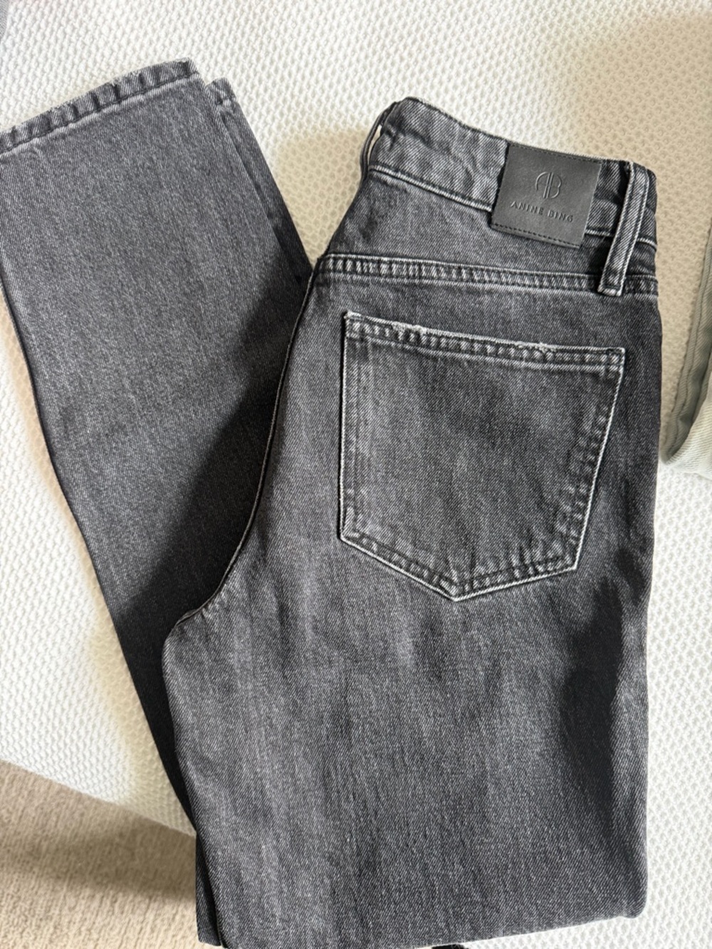 Anine Bing Jagger Jeans in Ash Grey
